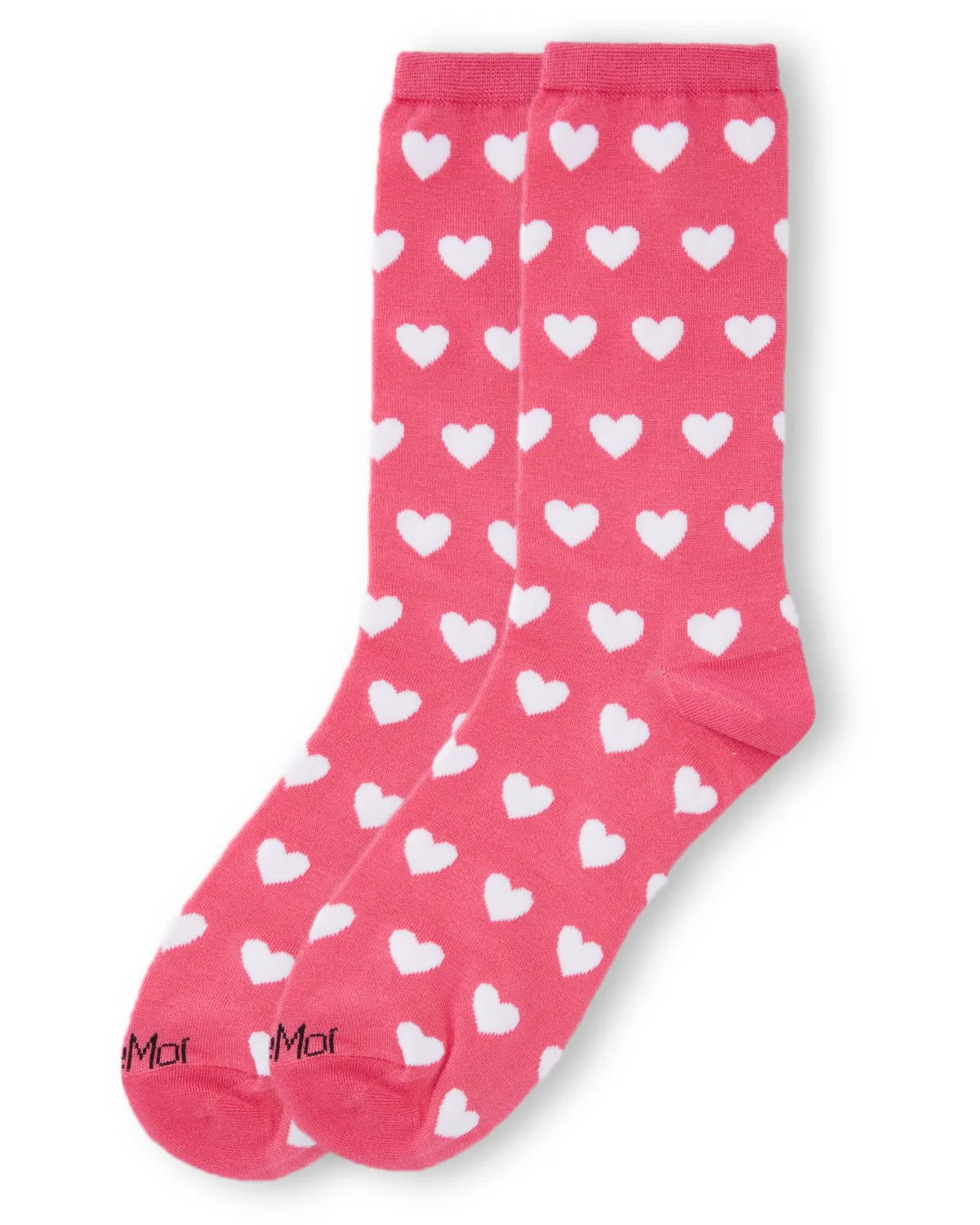 Hearts Bamboo Blend Crew Socks sold by MeMoi product image thumbnail 3
