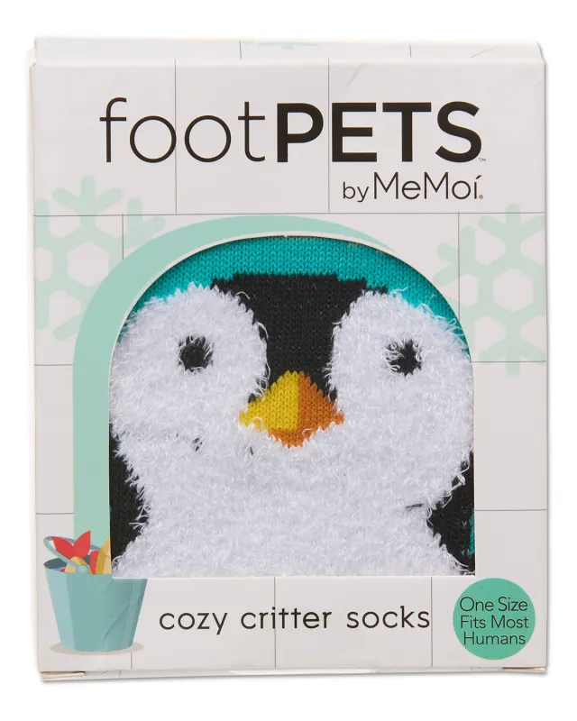 Women's Foot Pet Penguin Crew Socks sold by MeMoi