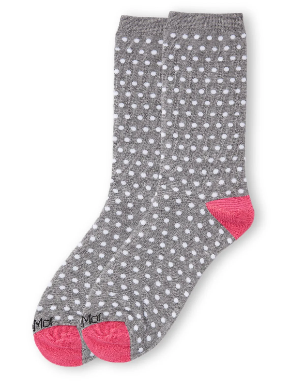 Pin Dot Bamboo Blend Crew Sock sold by MeMoi product image thumbnail 3