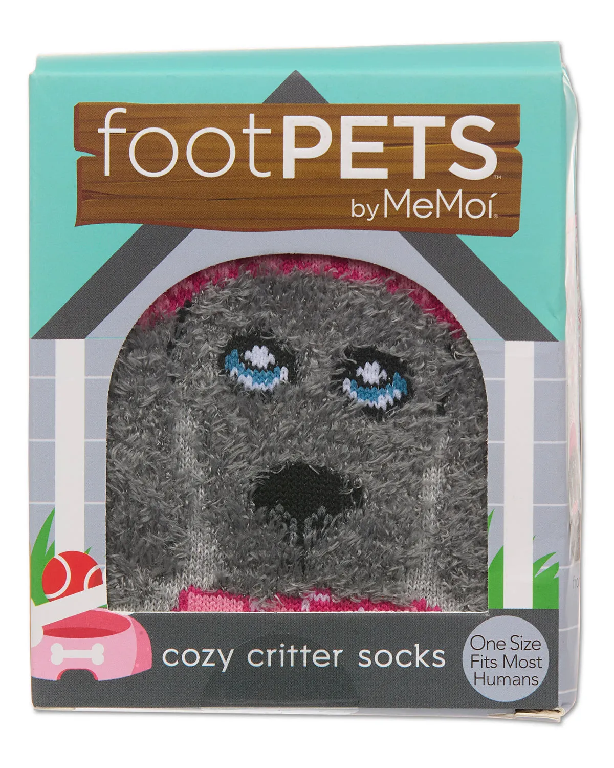 Women's Foot Pet Fair Isle Dog Crew Socks sold by MeMoi