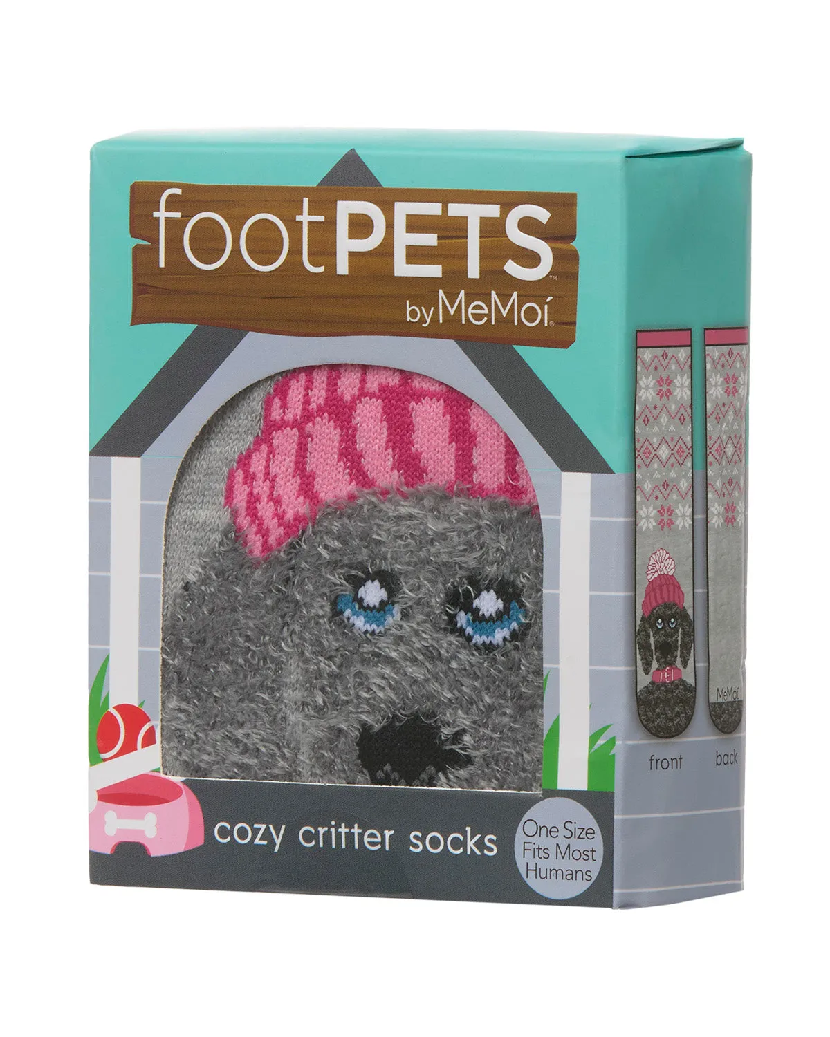 Women's Foot Pet Fair Isle Dog Crew Socks sold by MeMoi product image thumbnail 5