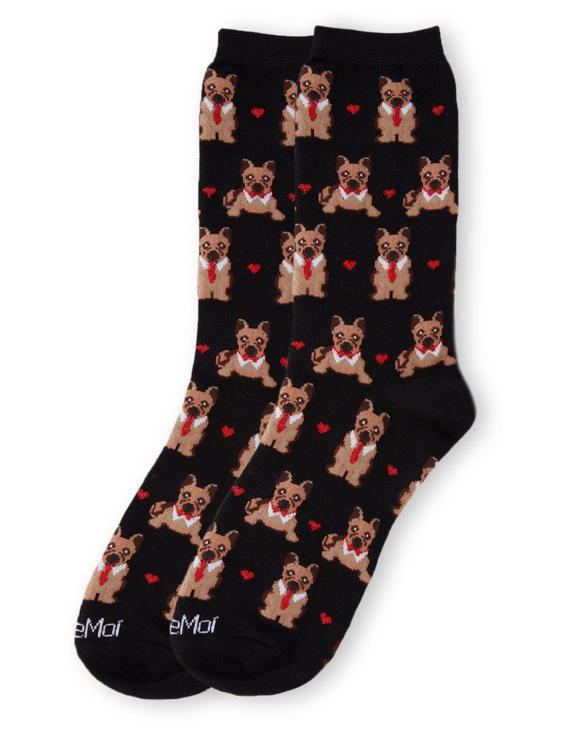 Bowtie Dog Bamboo Blend Crew Socks sold by MeMoi product image thumbnail 3