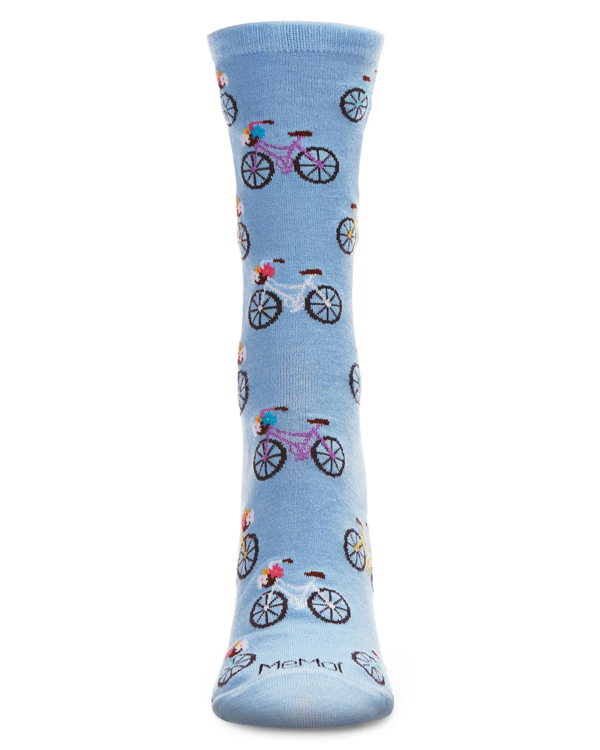 Time to Ride Bicycles Bamboo Blend Crew Sock sold by MeMoi product image thumbnail 2