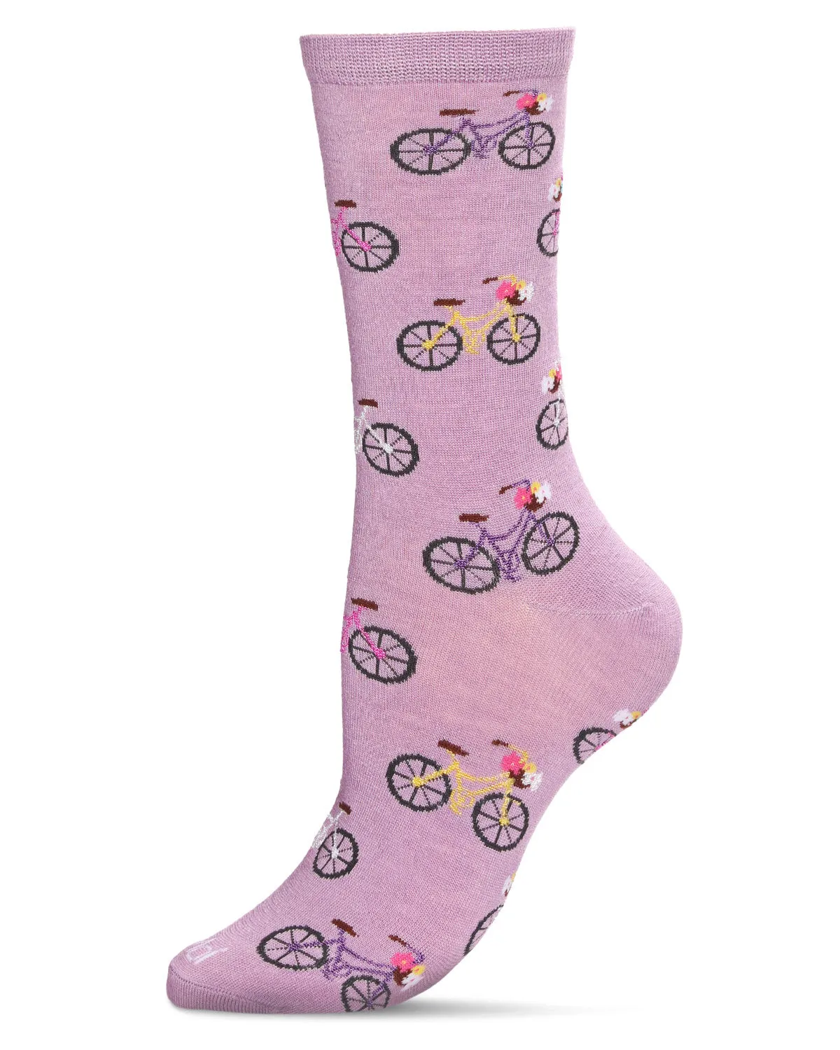 Time to Ride Bicycles Bamboo Blend Crew Sock sold by MeMoi product image thumbnail 3