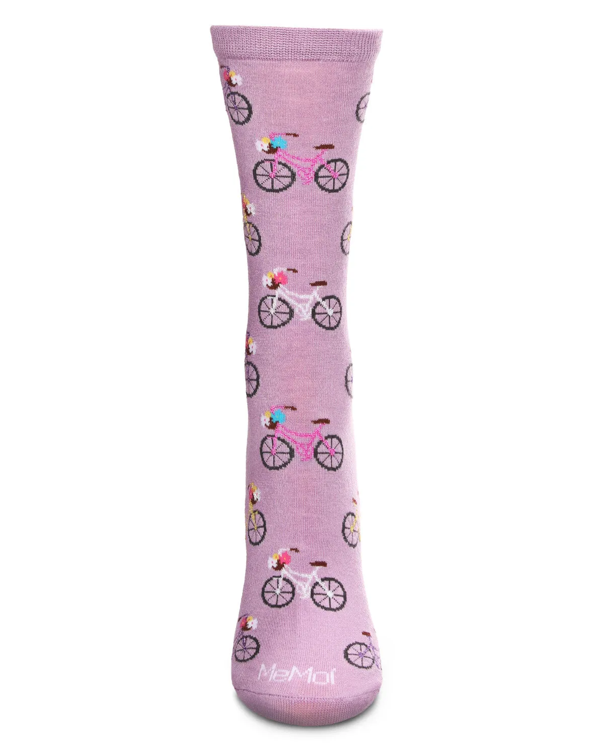 Time to Ride Bicycles Bamboo Blend Crew Sock sold by MeMoi product image thumbnail 4