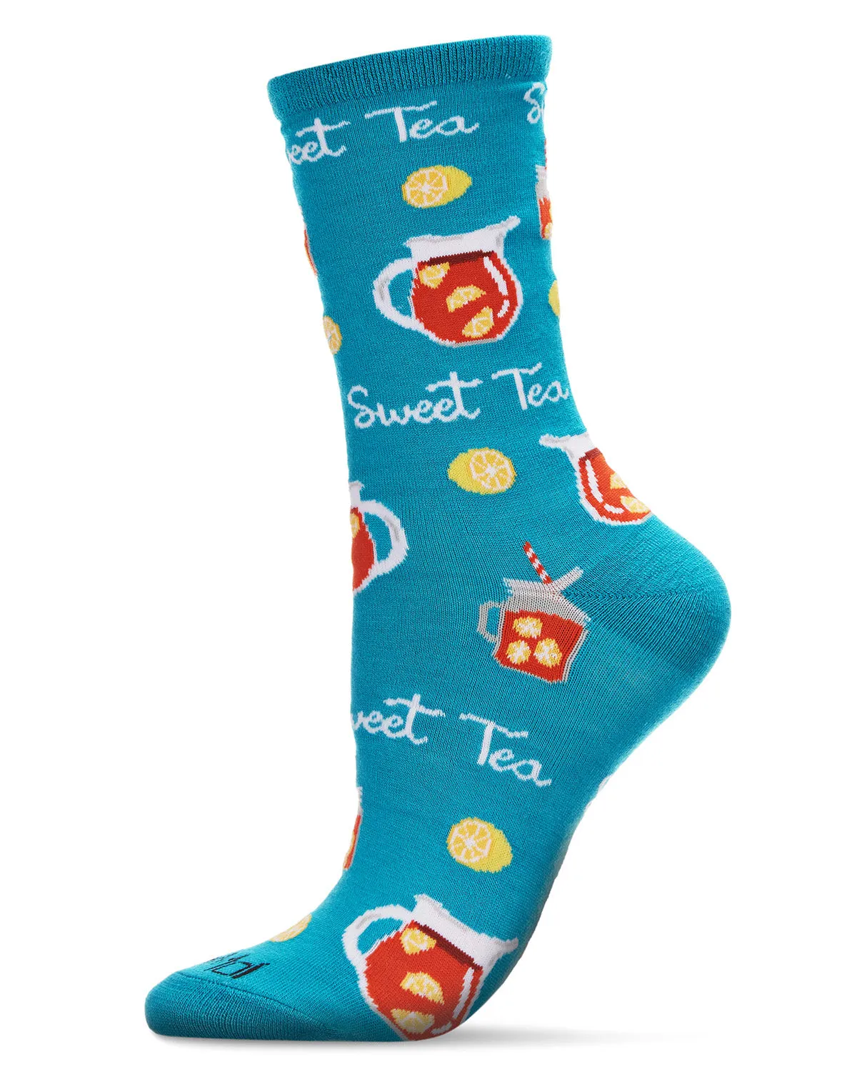 Sweet Tea For Me Bamboo Blend Crew Sock sold by MeMoi
