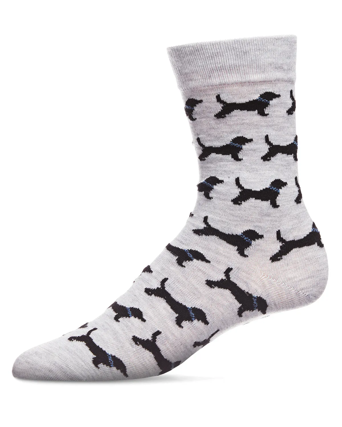 Men's Black Labrador Retriever Luxuriously Soft Cashmere Crew Socks sold by MeMoi