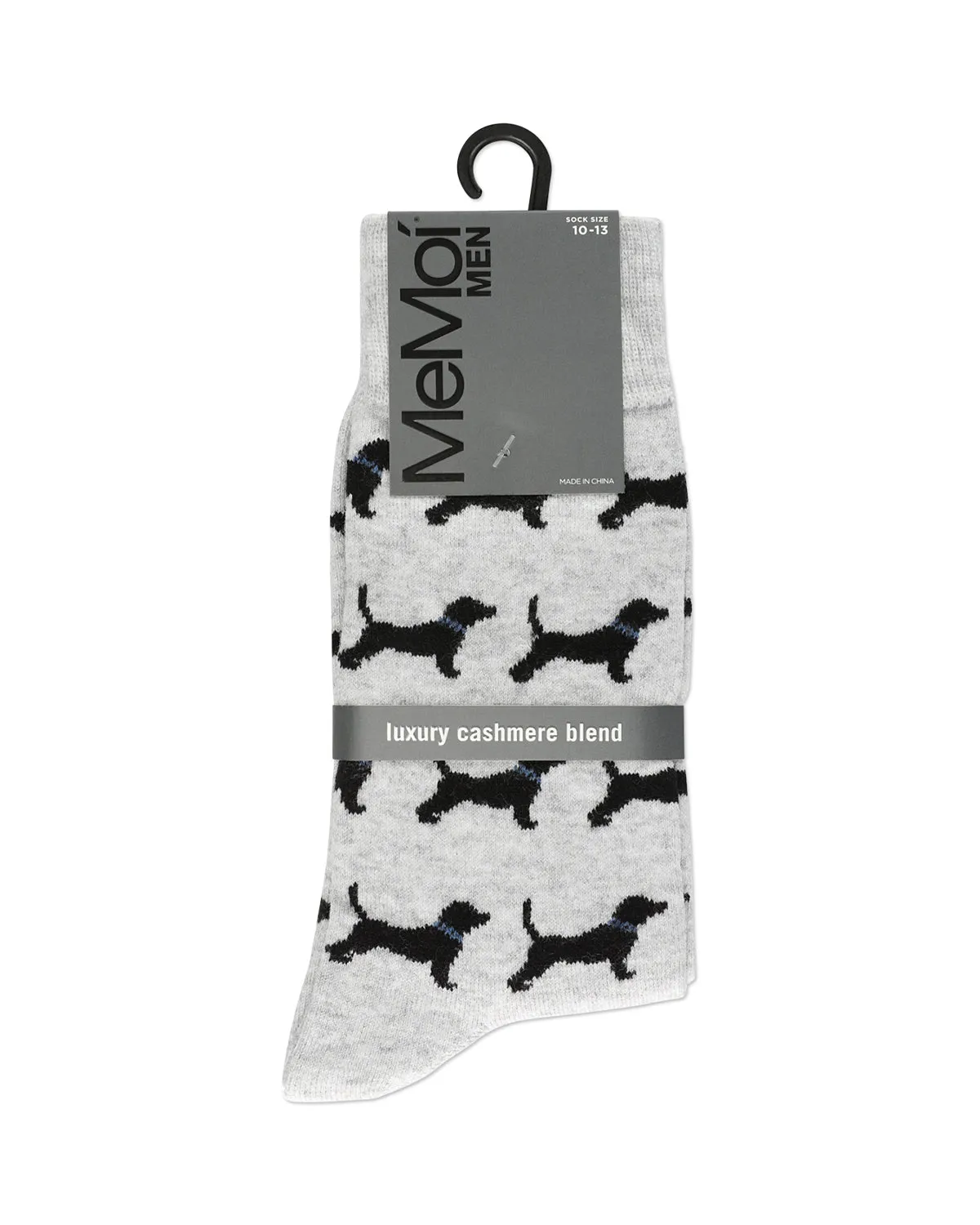 Men's Black Labrador Retriever Luxuriously Soft Cashmere Crew Socks sold by MeMoi product image thumbnail 4