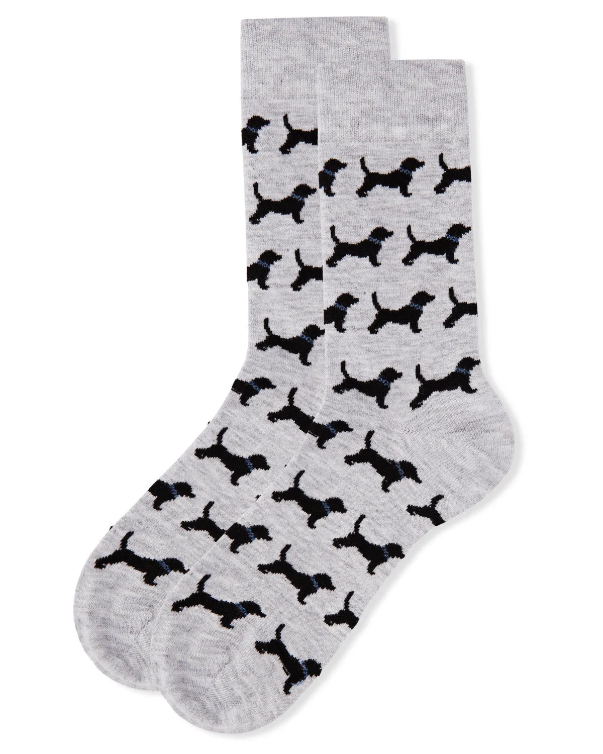 Men's Black Labrador Retriever Luxuriously Soft Cashmere Crew Socks sold by MeMoi product image thumbnail 3