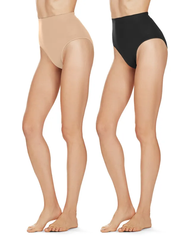 Women's Bodysmoothers 2 Pair Pack High-Waist Sculpting Brief sold by MeMoi