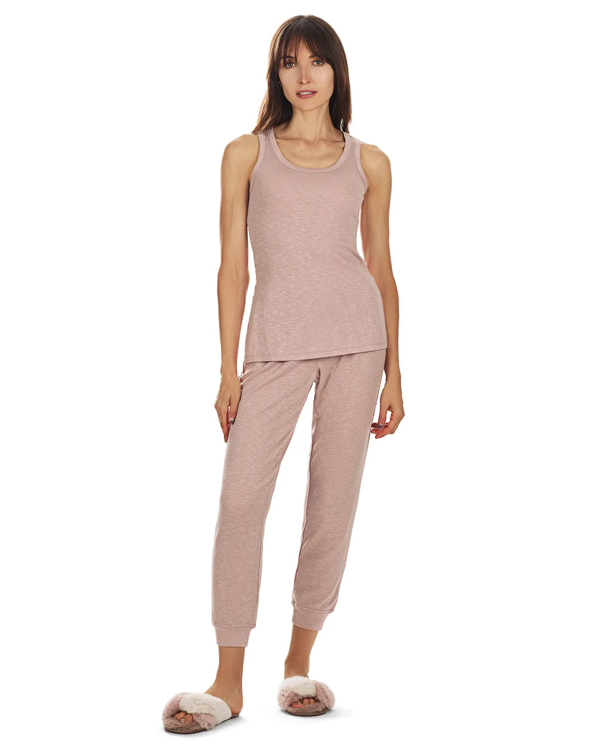 Women's Soft Rib Slub Knit Comfort Slouch Leggings sold by MeMoi product image thumbnail 3