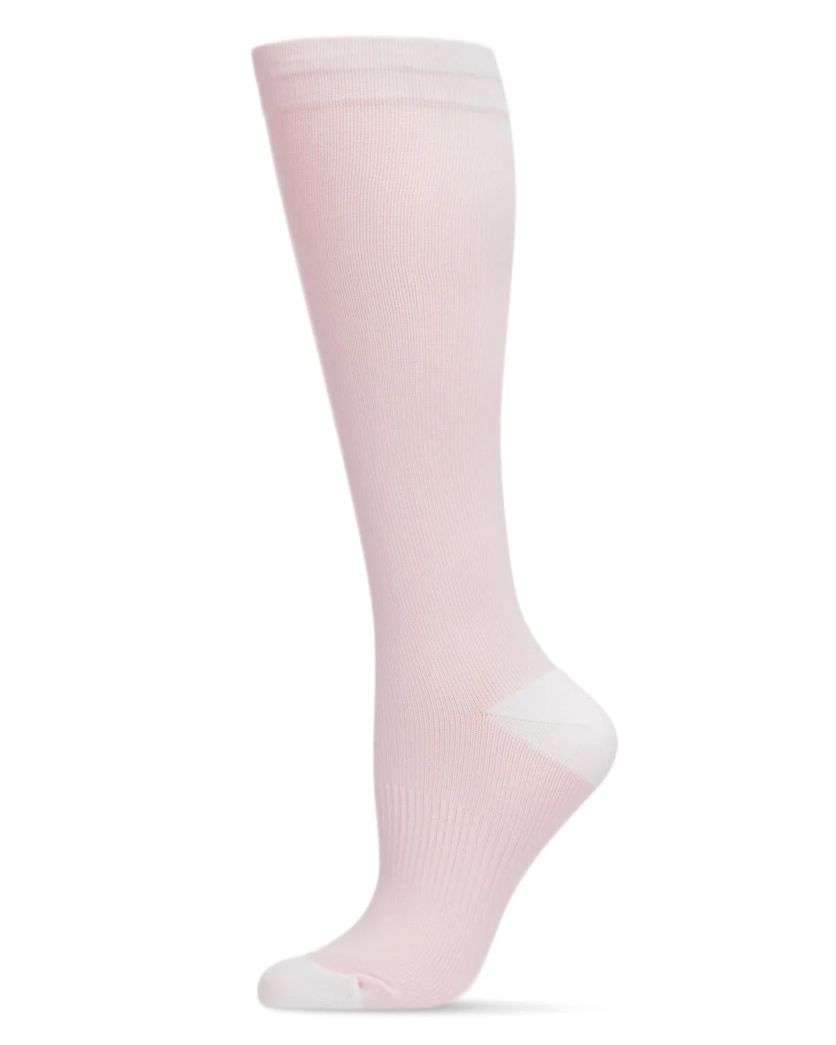 Unisex Solid Nylon 15-20mmHg Graduated Compression Socks sold by MeMoi product image thumbnail 3