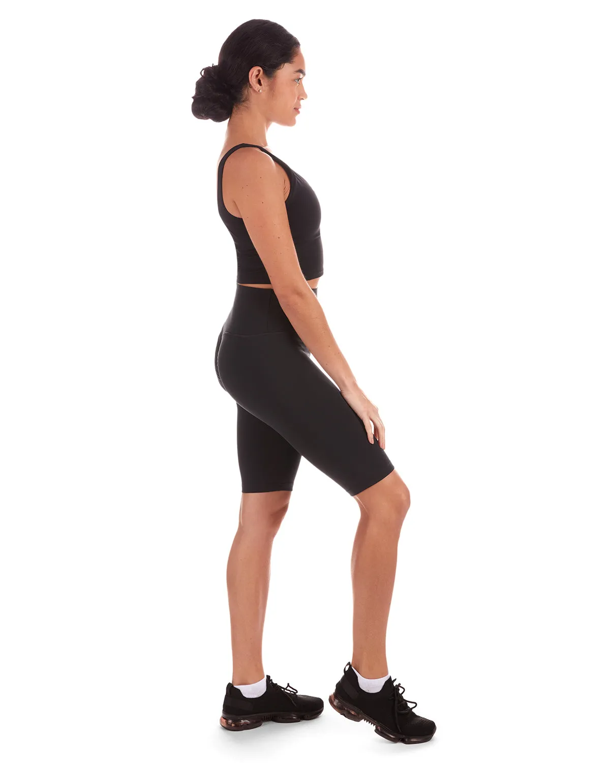 Smoothing High-Waisted Scrunch Butt Shorts sold by MeMoi product image thumbnail 3