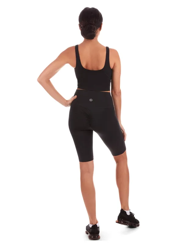 Smoothing High-Waisted Scrunch Butt Shorts sold by MeMoi