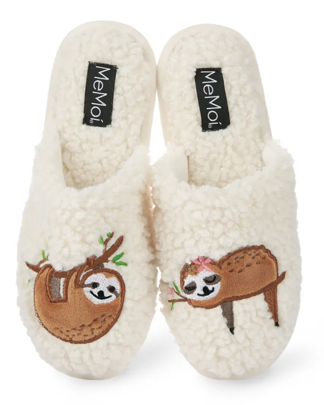 Women's Lazy Daze Sloth Hard Bottom Slippers sold by MeMoi