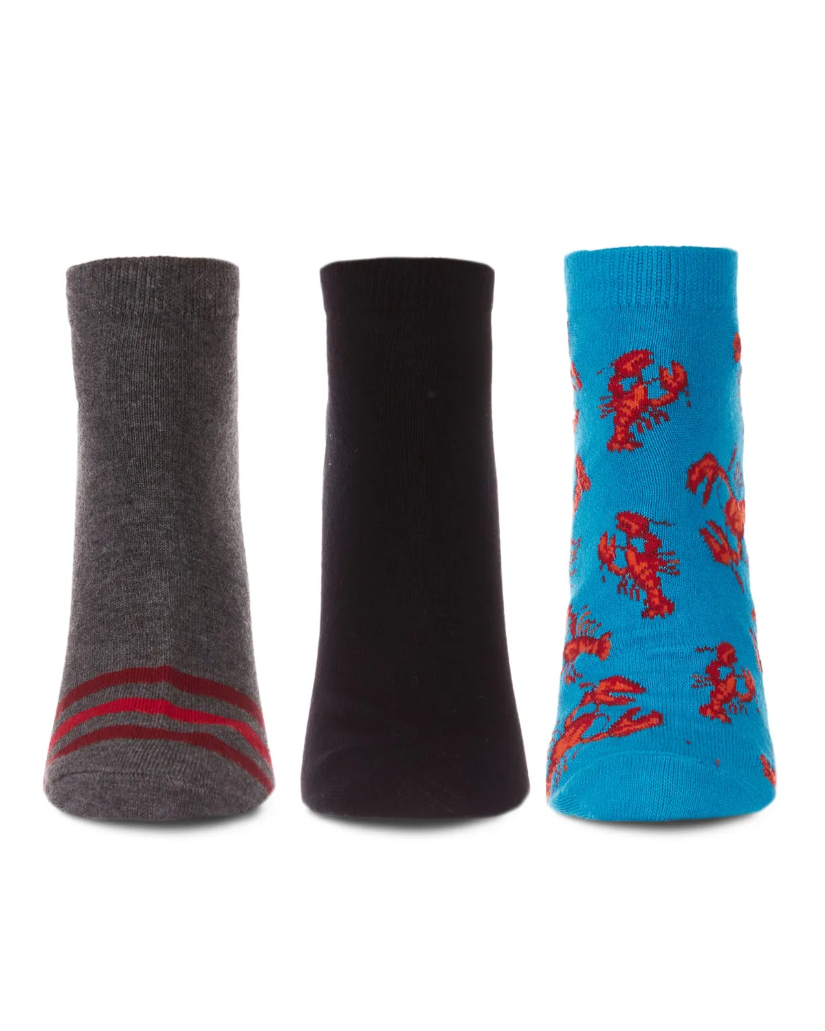 Women's 3 Pair Pack Lobsters Bamboo Blend Low-Cut Socks sold by MeMoi product image thumbnail 4