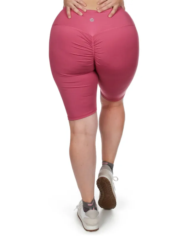 Scrunch Butt Stitch Bum Enhancing Knee Length Athletic Short sold by MeMoi