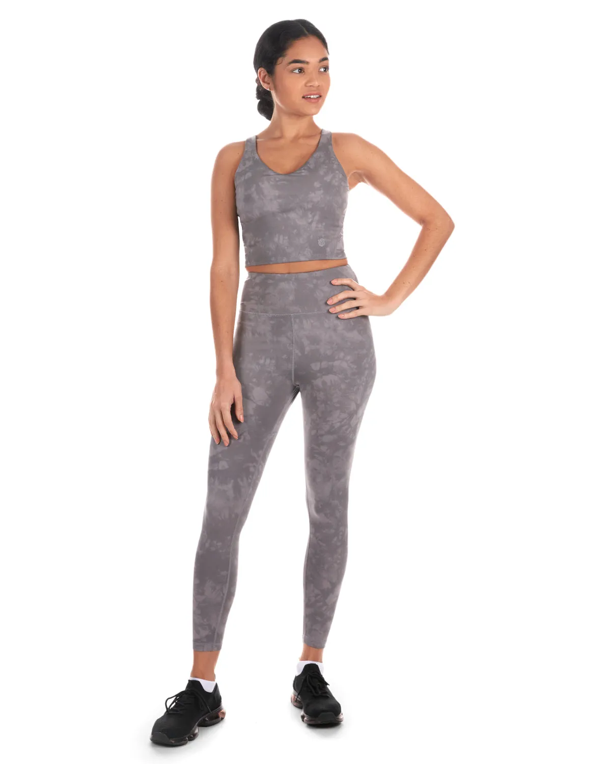 Tie Dye Print Scrunch Butt Stitch Athletic Legging sold by MeMoi product image thumbnail 3