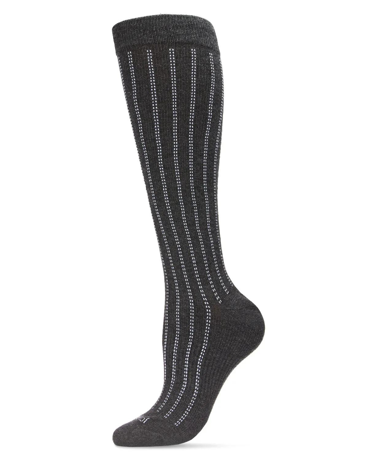 Unisex Highway Stripe Cotton Blend 15-20mmHg Graduated Compression Socks sold by MeMoi product image thumbnail 3