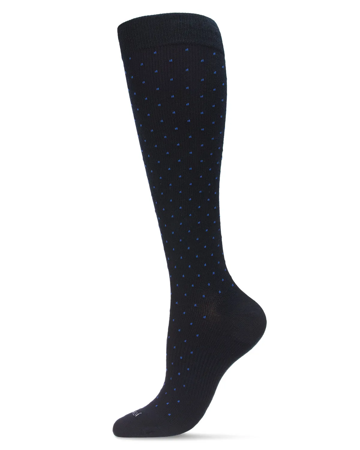 Unisex Swiss Dot Cotton Blend 15-20mmHg Graduated Compression Socks sold by MeMoi product image thumbnail 3