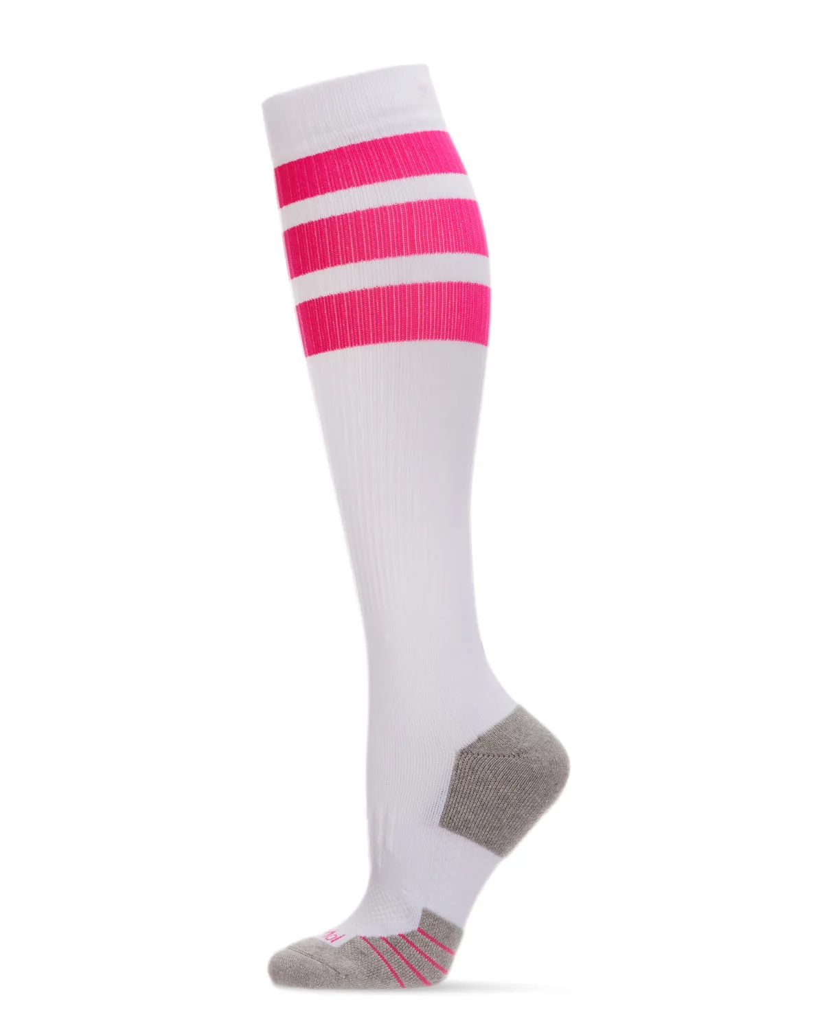 Women’s Retro Stripe Performance Knee High Cotton Blend Moderate Compression Socks sold by MeMoi