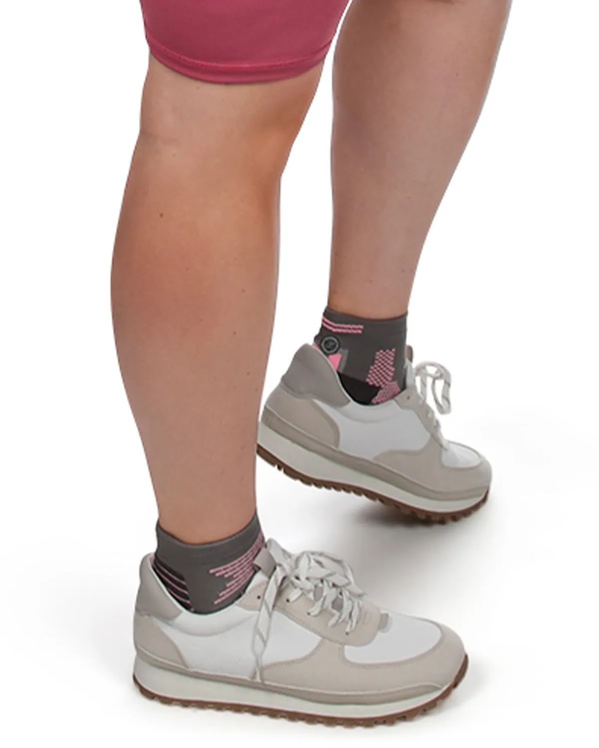 Women's Ultimate Performance Quarter Cotton Blend Moderate Compression Socks sold by MeMoi product image thumbnail 3