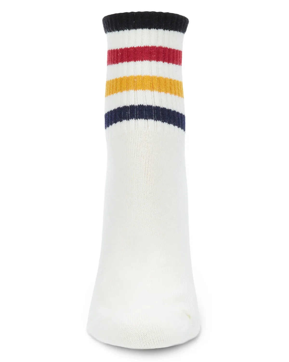 Women's Cotton Blend Retro Style Multicolor Stripe Anklet Sock sold by MeMoi product image thumbnail 4