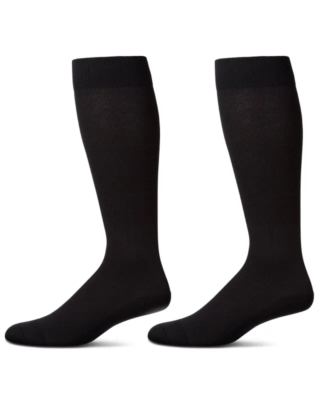 2 Pair Pack Cushioned Sole Cotton Blend Graduated Compression Socks sold by MeMoi