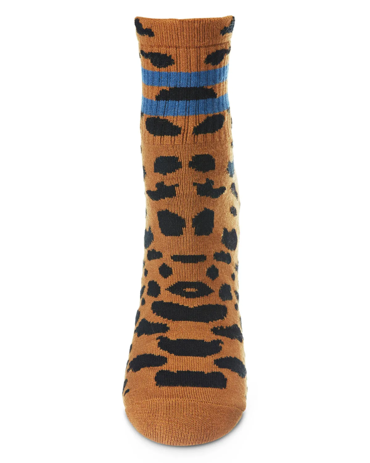 Women's Running Wild Ringer Cotton Blend Crew Sock sold by MeMoi product image thumbnail 5