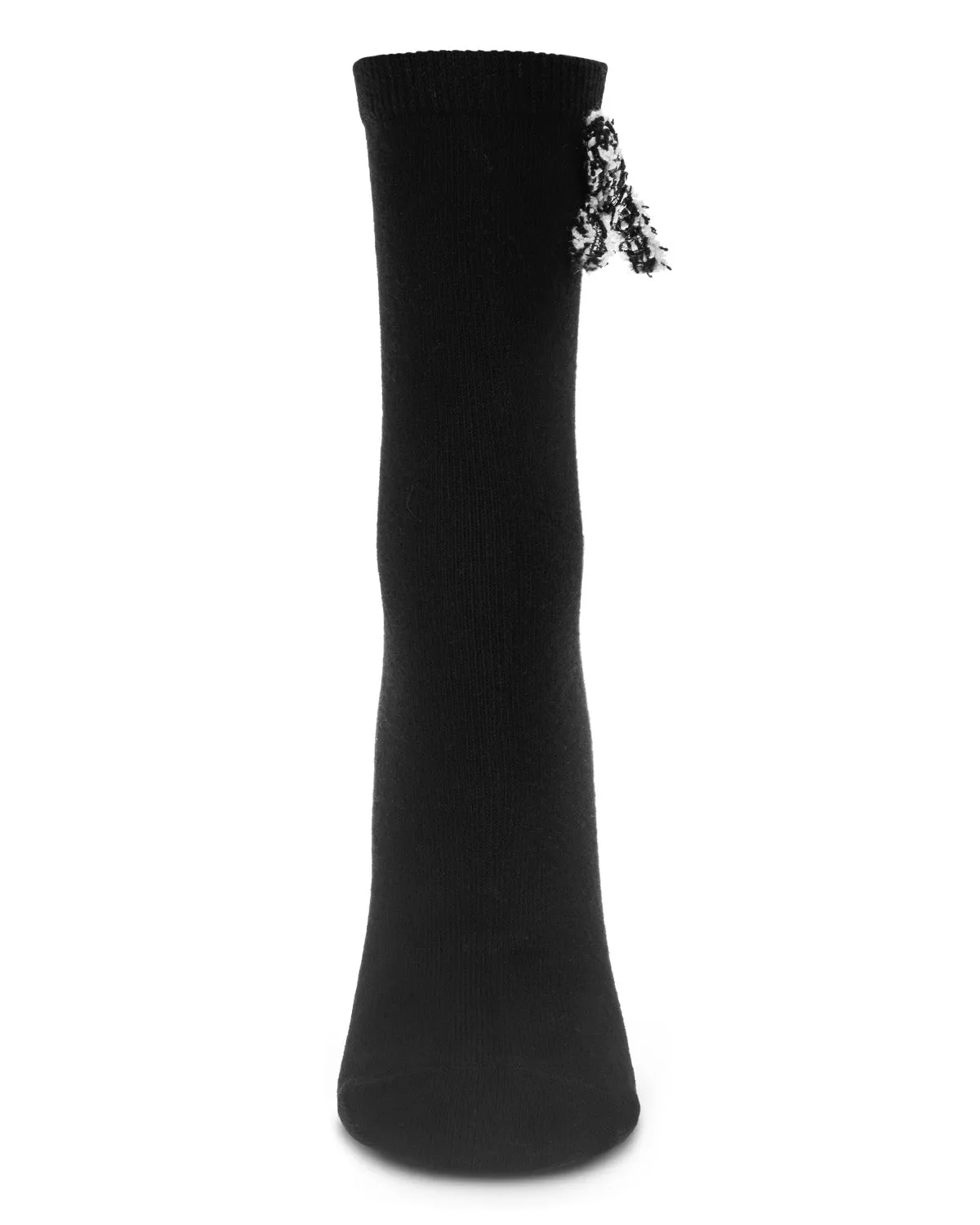 Women's Dream Bow Cotton Blend Crew Sock sold by MeMoi product image thumbnail 2