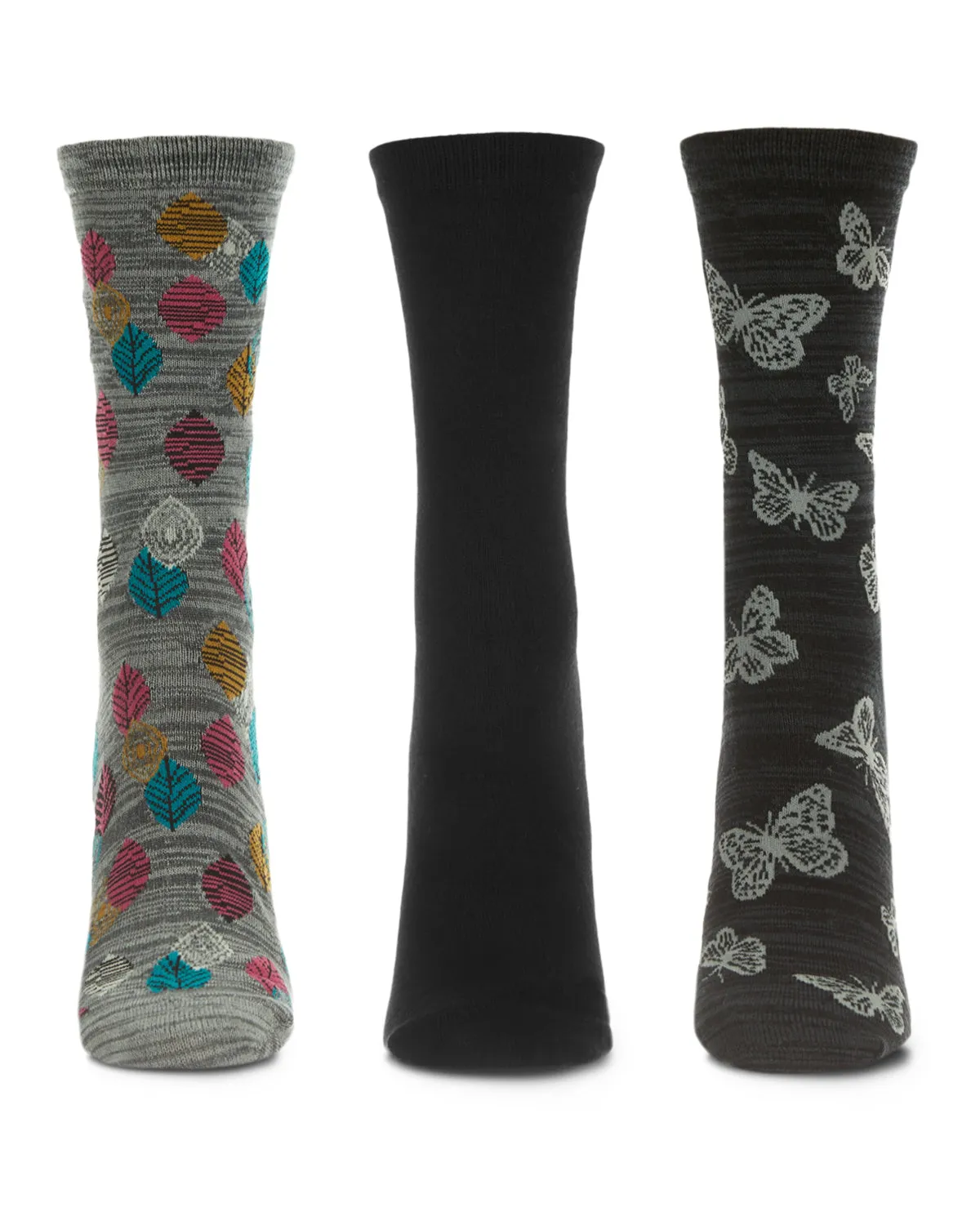 Nature Bamboo Blend Crew 3 Pair Pack sold by MeMoi product image thumbnail 4