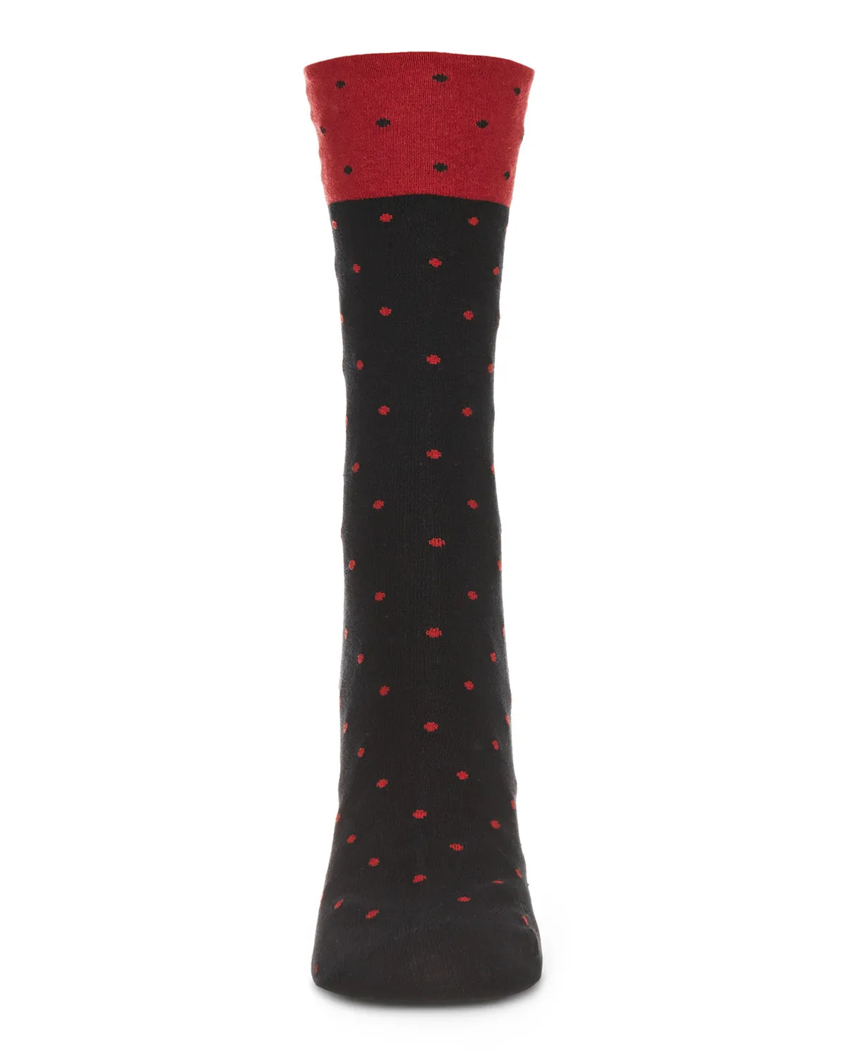 Contrast Dot Cotton Blend Ankle Socks sold by MeMoi product image thumbnail 2