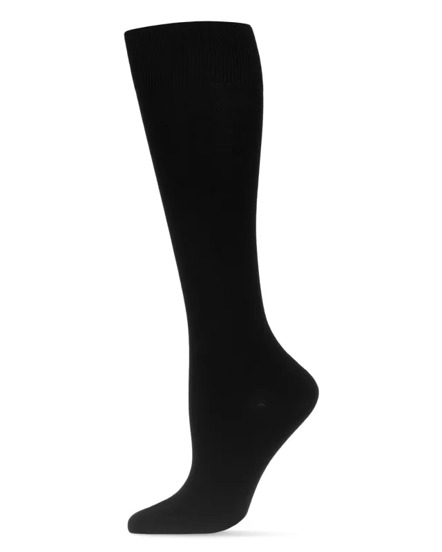 Women's Basic Mercerized Cotton Blend Knee High Socks sold by MeMoi