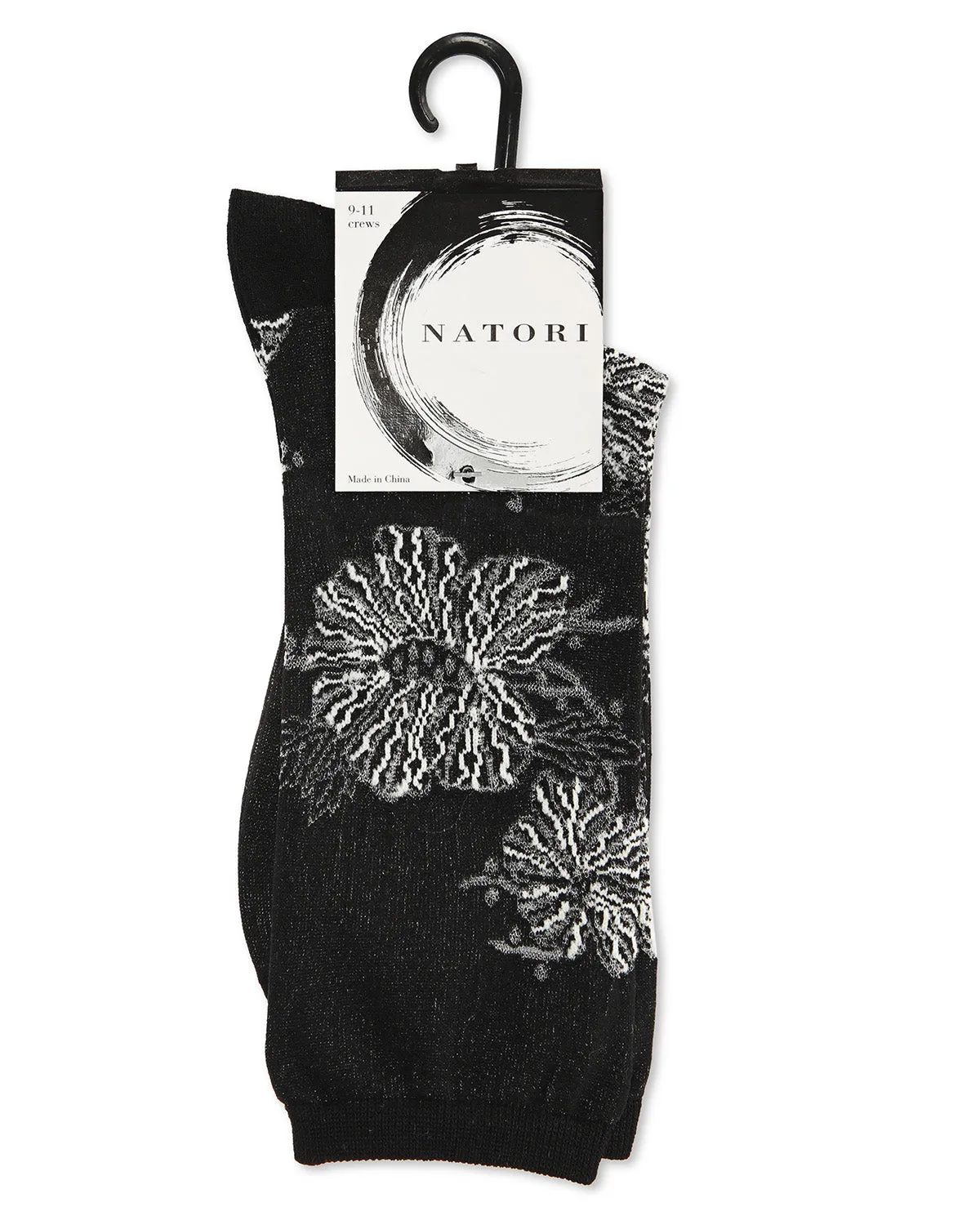 Women's Gala Floral Embroidered Crew Socks sold by MeMoi product image thumbnail 5