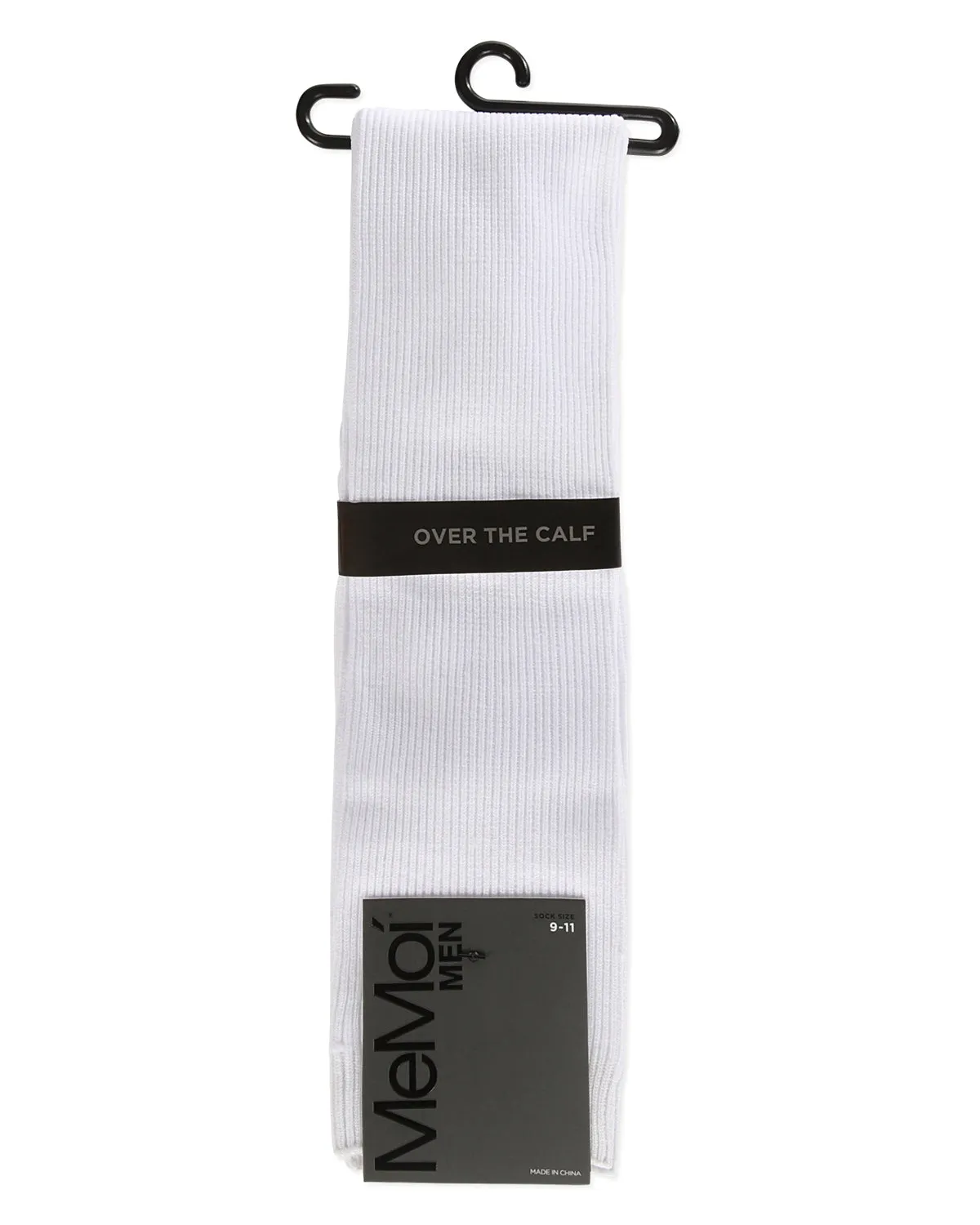 Men's Ribbed Over-the-Calf Nylon-Blend Solid-Color Dress Sock sold by MeMoi product image thumbnail 5