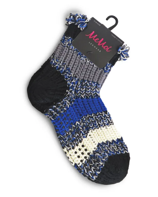 Inner Blend Striped Anklet Home Sock sold by MeMoi