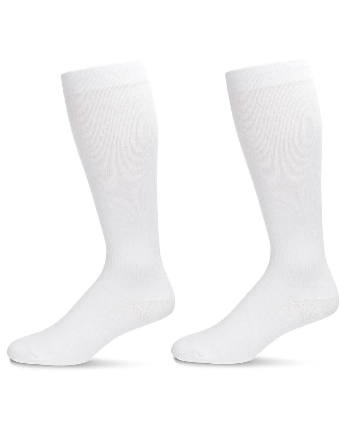 2 Pair Solid Cotton Blend Graduated Compression Socks sold by MeMoi product image thumbnail 2