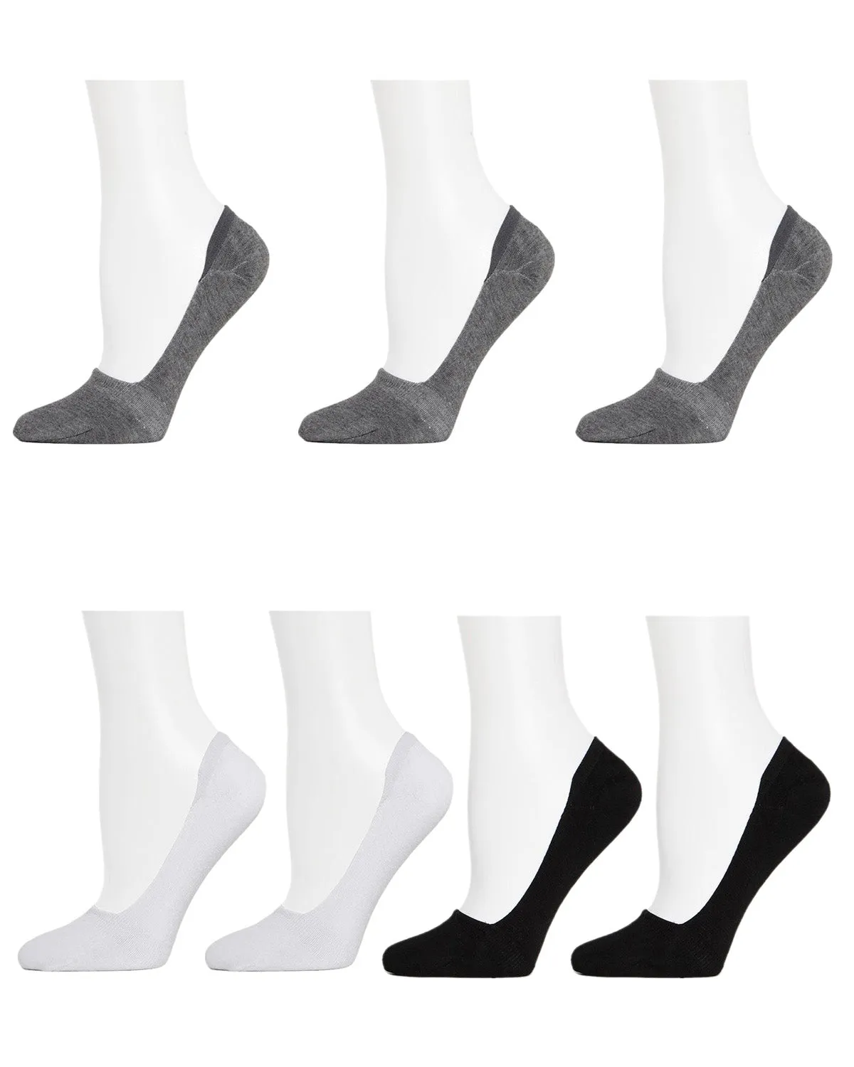 Mid-Cut Liner Cotton Blend Sock 7-Pack sold by MeMoi product image thumbnail 2