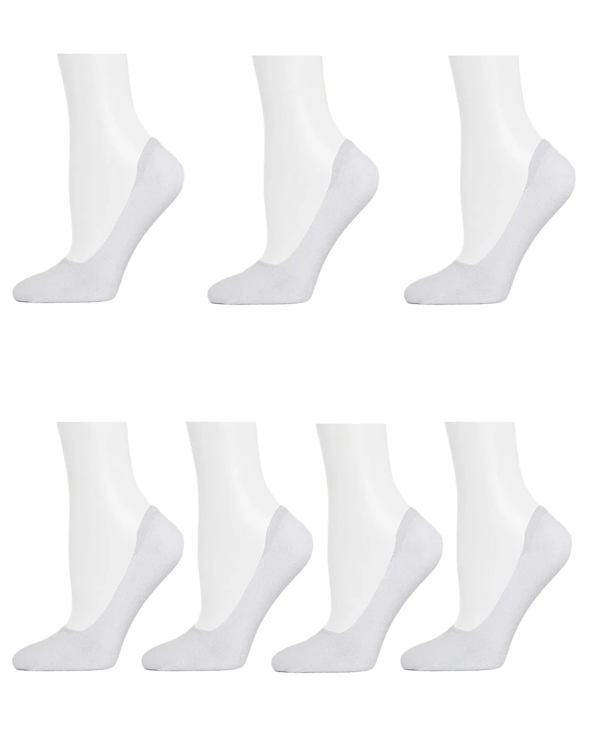Mid-Cut Liner Cotton Blend Sock 7-Pack sold by MeMoi product image thumbnail 3