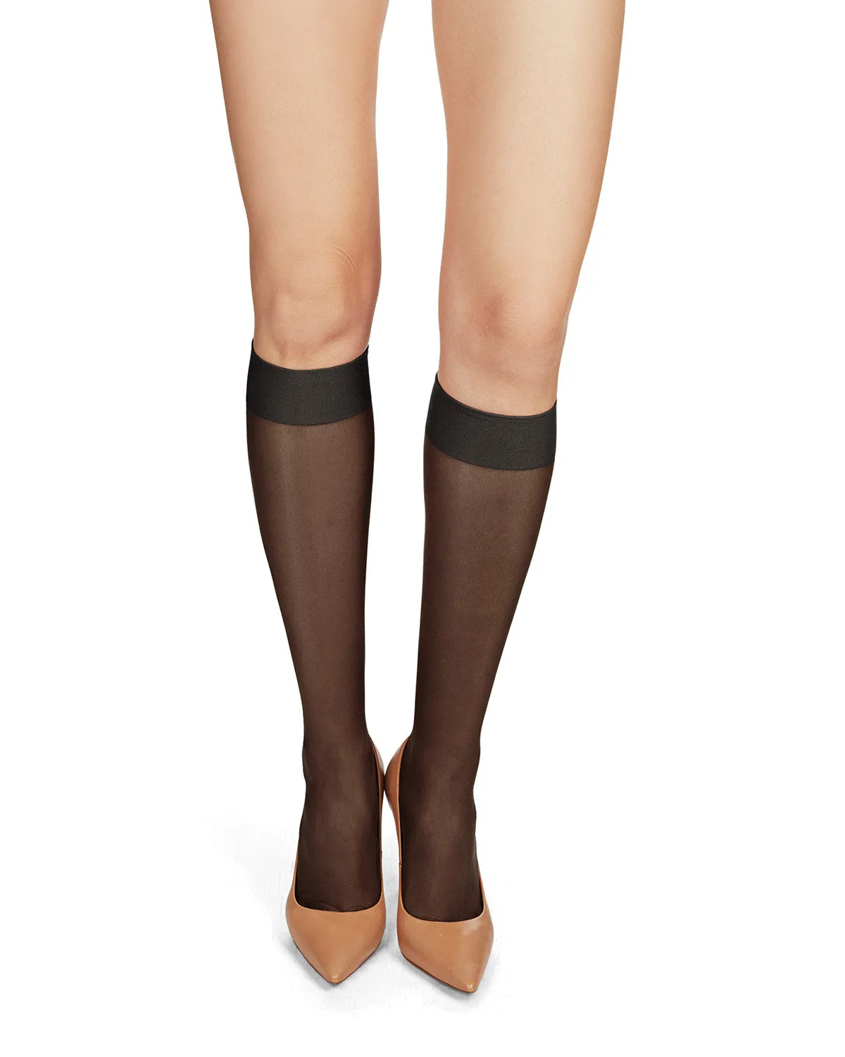 Women's Silky Super Sheer Knee Highs sold by MeMoi product image thumbnail 2