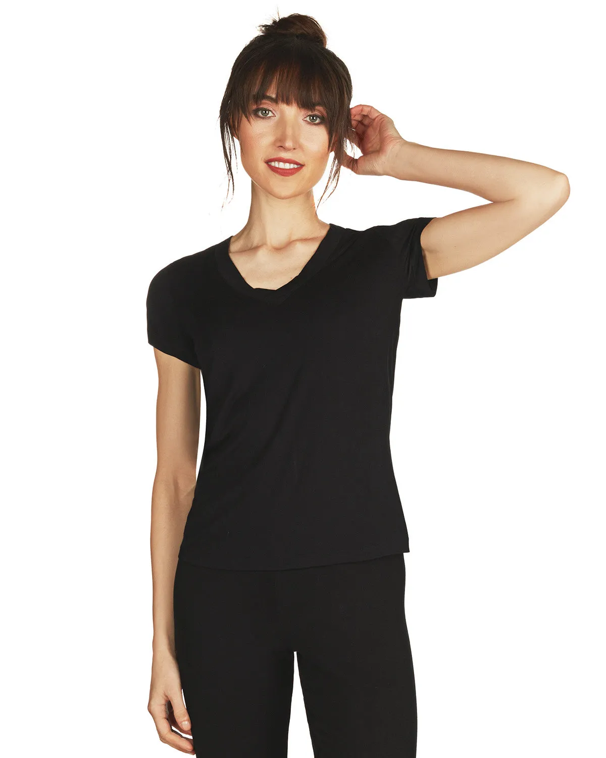 Women's Bamboo Blend Eco Basics Relaxed Fit T-Shirt sold by MeMoi