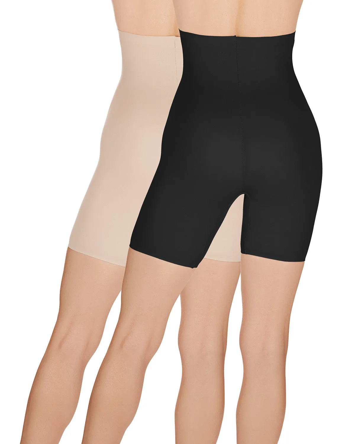 Women's 2 Pair Pack Extra High-Waist Bonded Thigh Shapers sold by MeMoi product image thumbnail 4