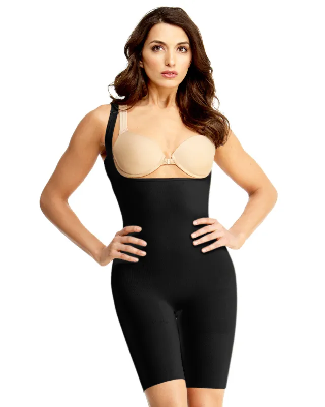 Braless Bodysuit with Thigh Shaper Seamless sold by MeMoi