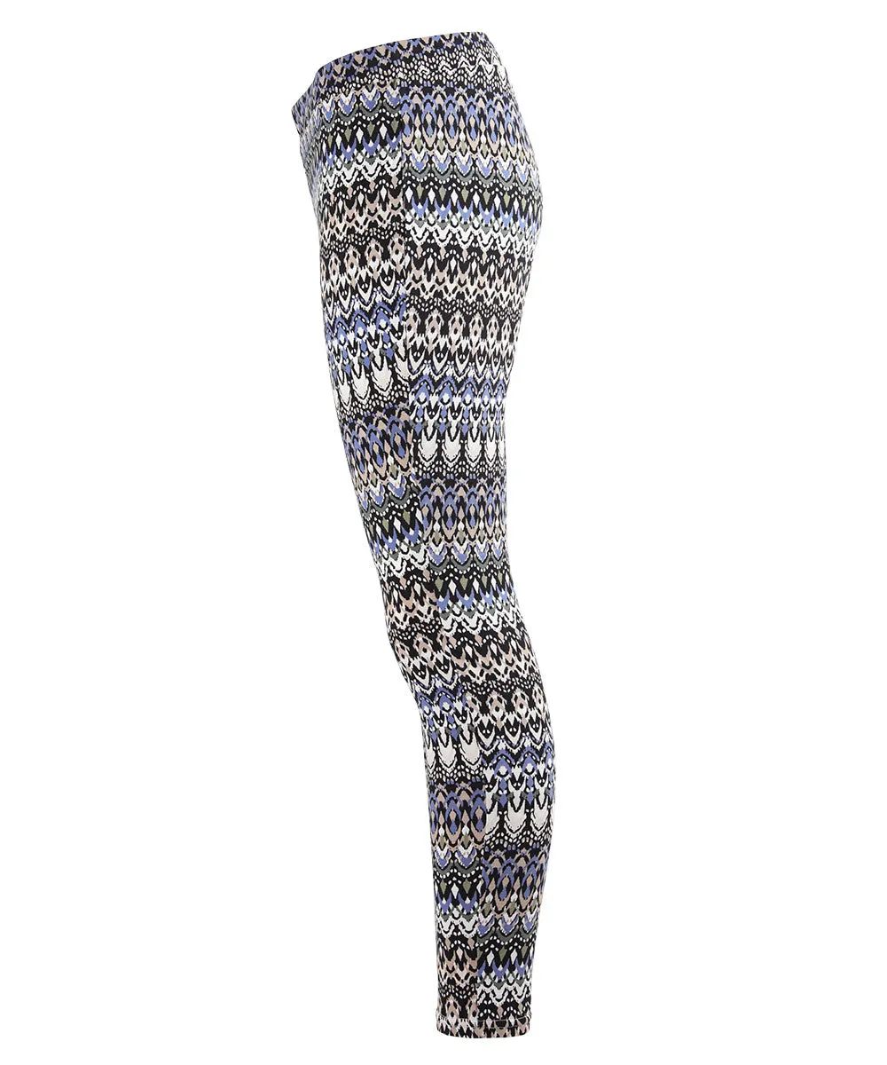 Protuva Bohemian Print Cotton Blend Leggings sold by MeMoi product image thumbnail 2