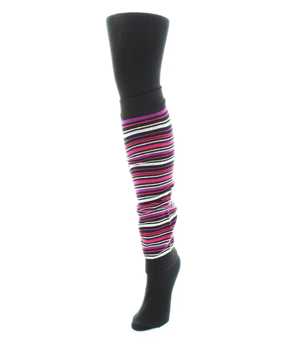Stripesation Legwarmer/Flatknit Cotton Blend Sweater Tights sold by MeMoi