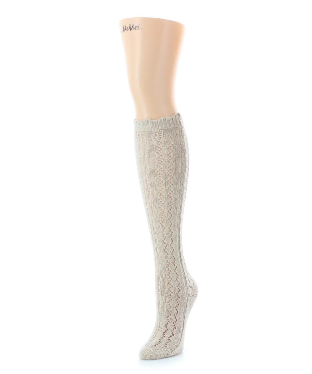 Tri Zag Chunky Knit Knee High Socks sold by MeMoi product image thumbnail 2