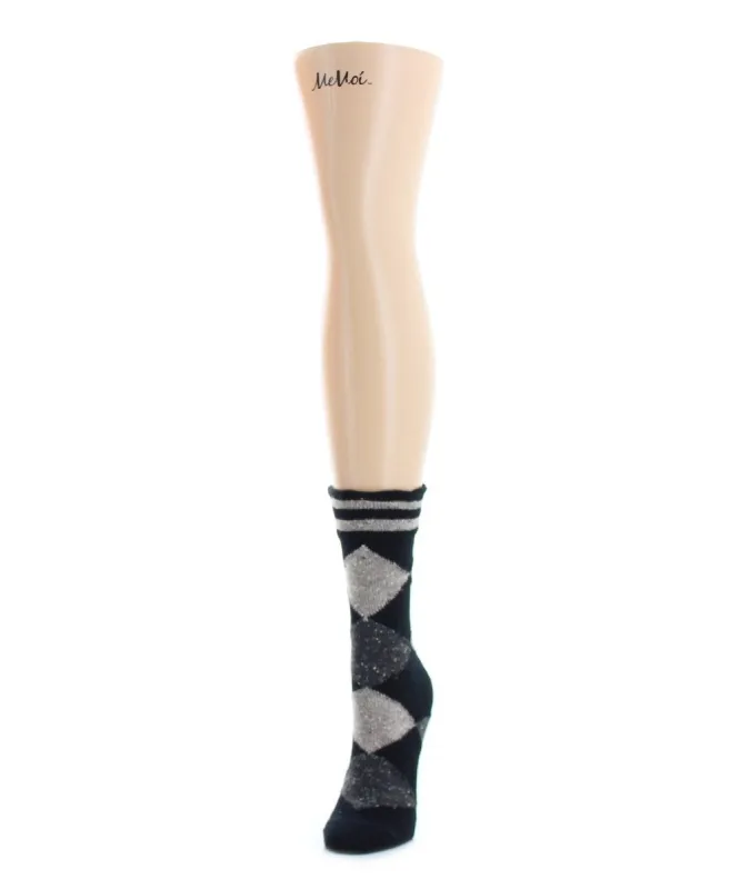 Diamond Scrunch Cotton Blend Boot Sock sold by MeMoi