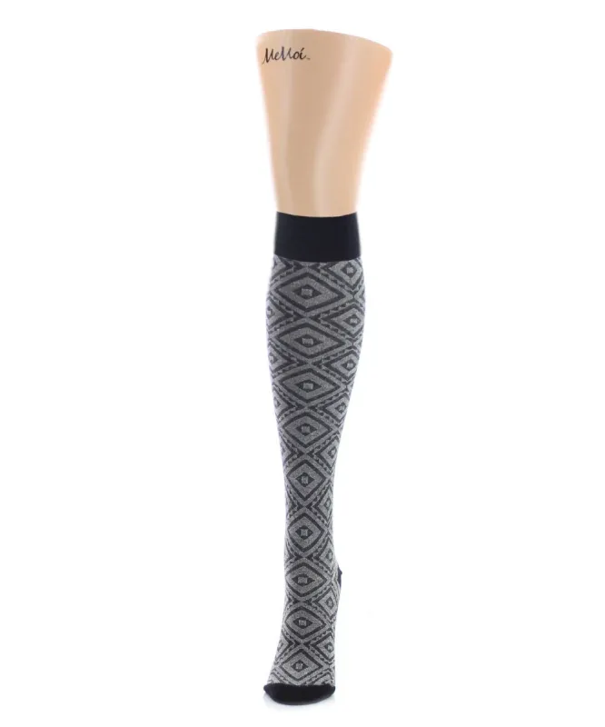 Women's Diamond Cut Knee-High Socks sold by MeMoi