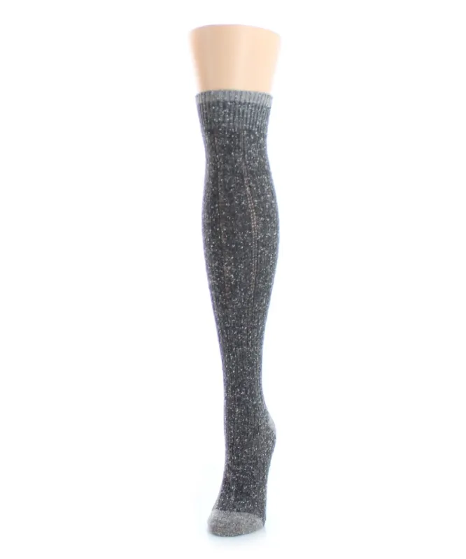 Comfy Rib Over The Knee Cotton Blend Warm Socks sold by MeMoi