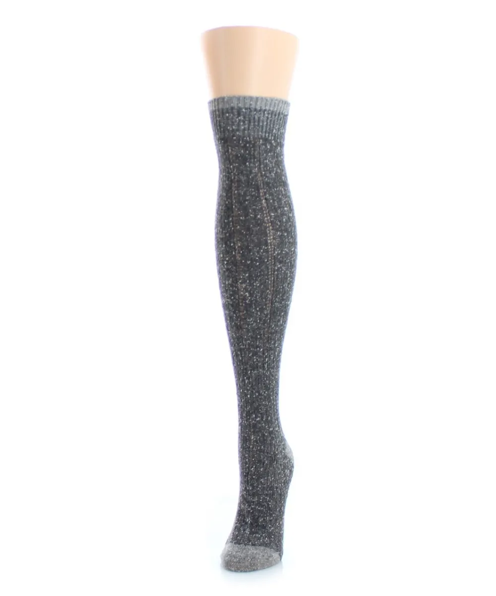 Comfy Rib Over The Knee Cotton Blend Warm Socks sold by MeMoi